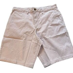 NEW GAP ESSENTIAL‎ KHAKI 10" SHORTS Men's SZ 33 X10" Pink STRETCH COTTON NWT $44
